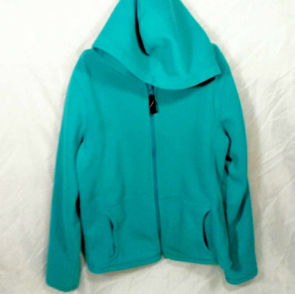 Old Navy Teal Hoodie sz Lg 10/12 girl - Picture 1 of 3